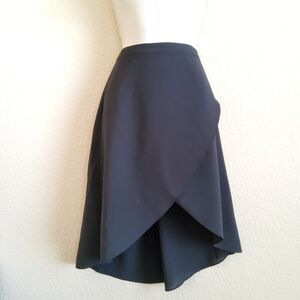 NWOT Ali & Jay Asymmetrical High-Low Skirt XS Black